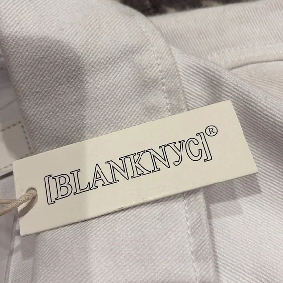 NWT BLANKNYC white denim “Fringe Jacket” - Picture 5 of 11